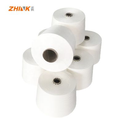 80% de polyester/Lenzing Modal NE40S/1 Siro Compact Spun Yarn pour le tricotage en blanc brut