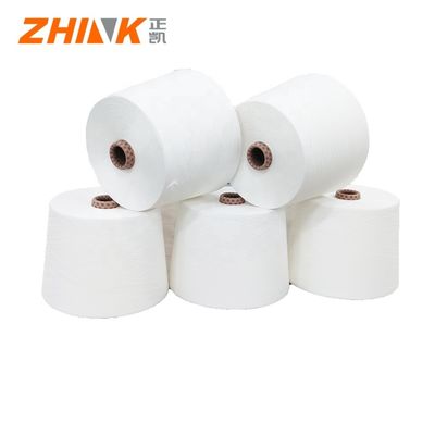 Polyester cationique à 65% 35% viscose NE 20/1 Ringspun pour fils mélangés à la viscose