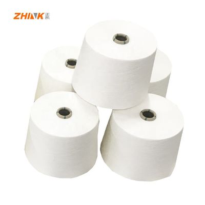 Ne32/1 en fils d'épingles 60% polyester recyclé 40% modale pour le tissage et le tricot