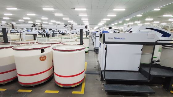 Ne32/1 en fils d'épingles 60% polyester recyclé 40% modale pour le tissage et le tricot