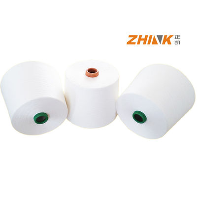 Fils de sponge 100% polyester 16 40D Spandex noyau en techniques personnalisées blanc brut