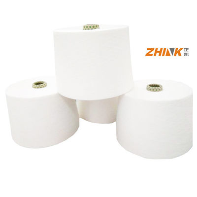 Fils de sponge 100% polyester 16 40D Spandex noyau en techniques personnalisées blanc brut