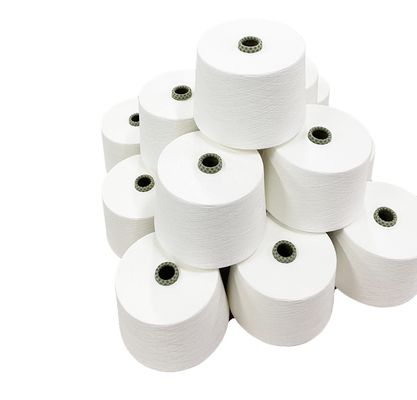 Fil mélangé à motifs bruts PV 80% polyester 20% viscose Ne16s 40D Spandex