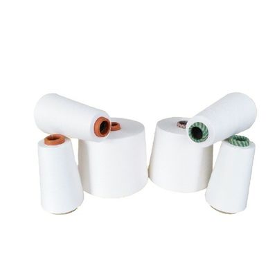 65% de polyester cationique 35% de viscose NE 36/1 Siro fils compacts pour tissage