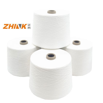 Fils de sponge 100% polyester 16 40D Spandex noyau en techniques personnalisées blanc brut