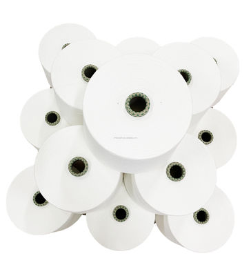 Fil blanc brut 60S Siro Compact Spun mélangé en fibres de bambou