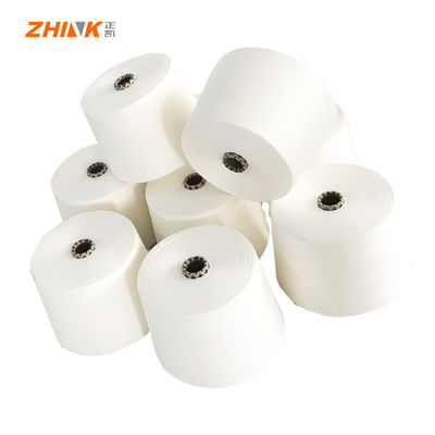 65% de polyester colorant cationique 35% de bambou Ne50/1 Siro Fils compacts pour le tricotage