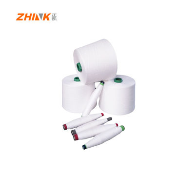 65% de polyester colorant cationique 35% de bambou Ne50/1 Siro Fils compacts pour le tricotage