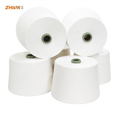 Polyester/Bamboo 50/50 Siro Compact Spun Mixed Yarn Parfait pour le tissage ou le tricot RW