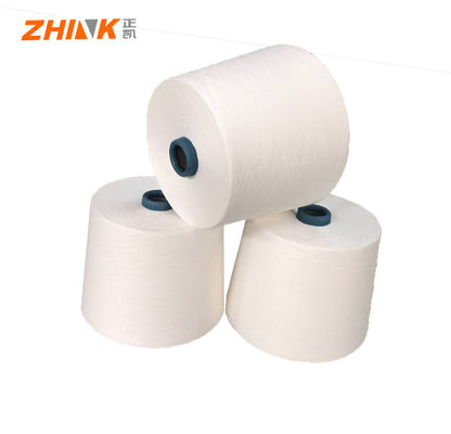 Fils CSY en polyester viscose 65/35 Ne18 40D lycra spandex à base de fils pour tissus en denim