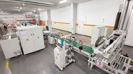 RW 100% de fils mélangés compacts à l'aide d'anneaux en bambou, en spinning Siro, pour tissage et tricotage