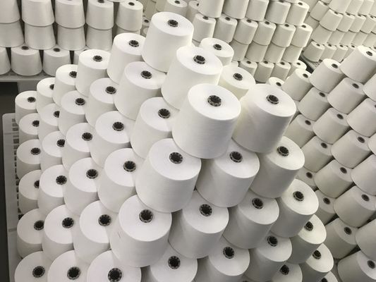 Ne30/1 Siro Spun Yarn pour le tricotage 100% matériau de bambou testé pour une éveninité de torsion de 750TPM