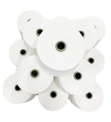32s Polyester cationique à haute ténacité à l'anneaux en lamelles en fils spontanés pour le tricot et le tissage