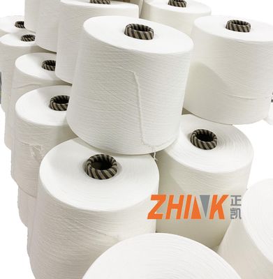 Polyester viscose 90/10 Spandex Ring Siro Compact Core Spun Yarn (à l'exclusion des fils à base de fibres textiles)
