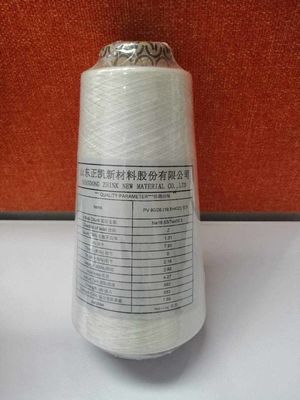 Polyester/Viscose TR 80/20 à base de spandex mélangé, fils à l'état brut, fils blancs pour denim