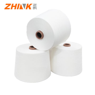 80% de polyester recyclé 20% de viscose mélangé NE 20/1 Siro Spun Cone de fil de tissage pour les fils de t-shirts