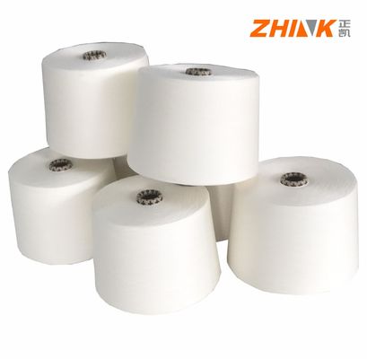 Fils CSY en polyester viscose 65/35 Ne18 40D lycra spandex à base de fils pour tissus en denim