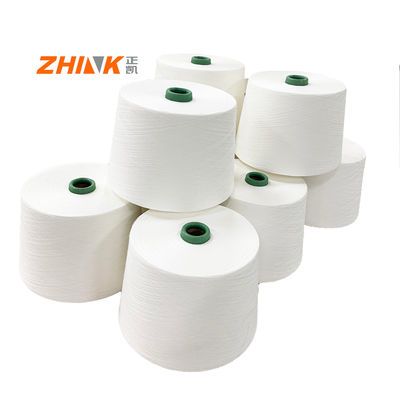 32s Polyester cationique à haute ténacité à l'anneaux en lamelles en fils spontanés pour le tricot et le tissage