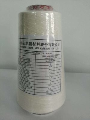 Le maillage de Zaozhuang est composé de 100% de viscose Ne 30/1 Siro Spun Rayon pour le tissage durable.
