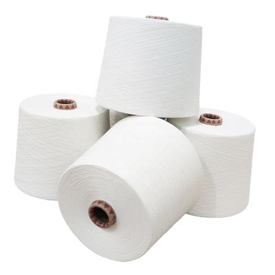 50% viscose 50% polyester Ne 50/1 Siro Spun Yarn AB Fil idéal pour la production textile