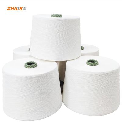 50% viscose 50% polyester Ne 50/1 Siro Spun Yarn AB Fil idéal pour la production textile