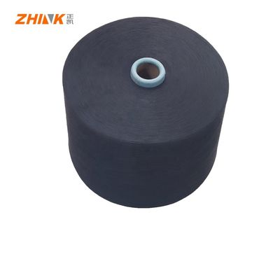 19 Polyester à haute résistance NE40/1 à l' anneau, fils de tissage / tricot en noir spécial
