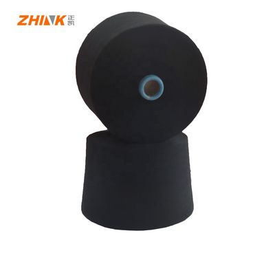 Antibactérien Noir Spécial 100% Polyester NE26/1 à l'Anneau de fils de tressure pour tissage/tricotage