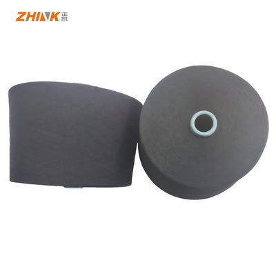 Antibactérien Noir Spécial 100% Polyester NE26/1 à l'Anneau de fils de tressure pour tissage/tricotage