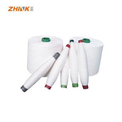 Polyester/viscose/fil acrylique résistant aux flammes pour tissage et tricotage compact